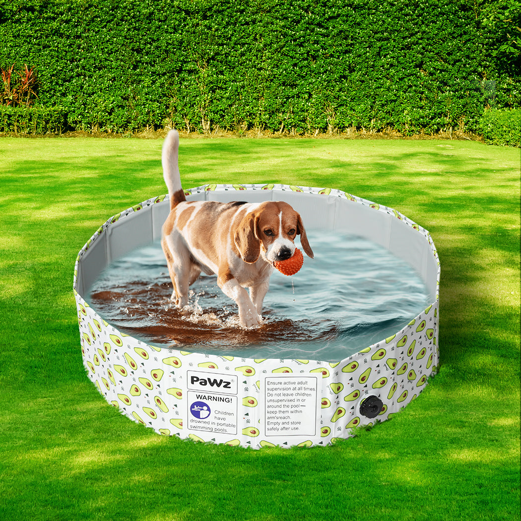 PaWz 100cm Portable Pet Swimming Pool L Large-1973193671729876998