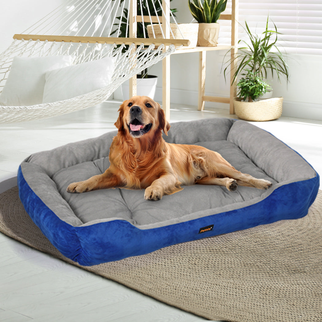 PaWz Pet Bed Dog Beds Bedding Mattress XL Navy X-Large-1975420442218991622