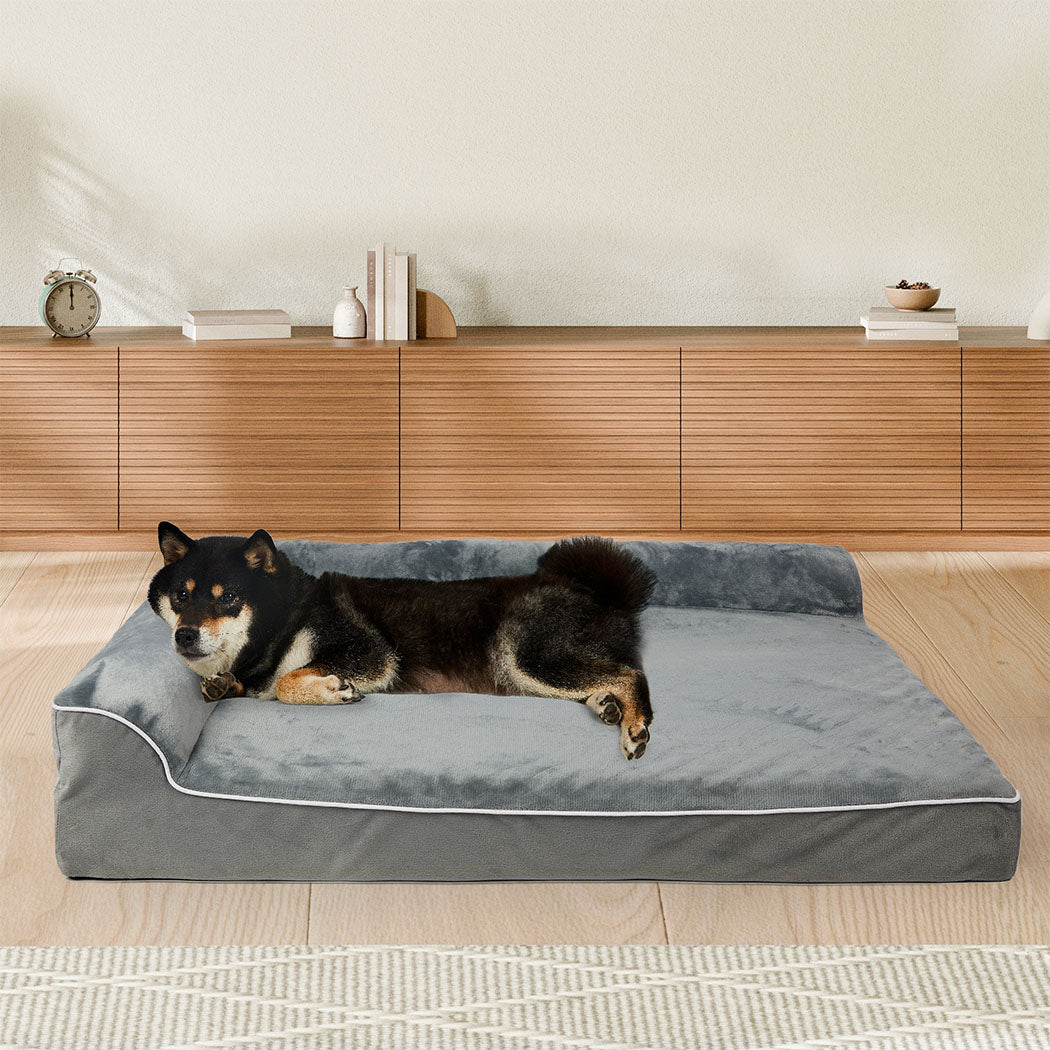 Pawz Orthopedic Dog Bed L Grey-1975420325168549894