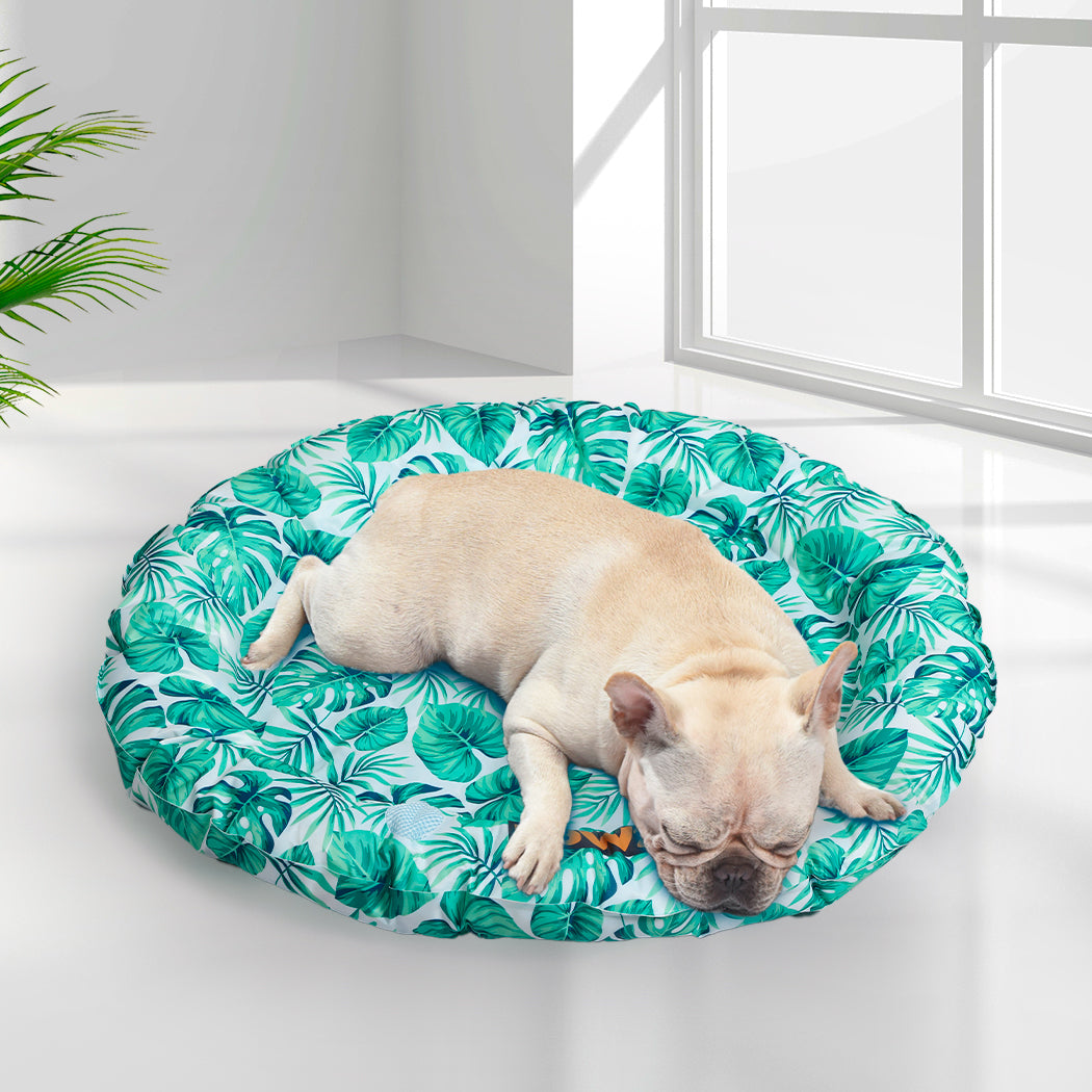PaWz Pet Cool Gel Mat Cat Bed Dog Bolster M Medium-1973193649051275270