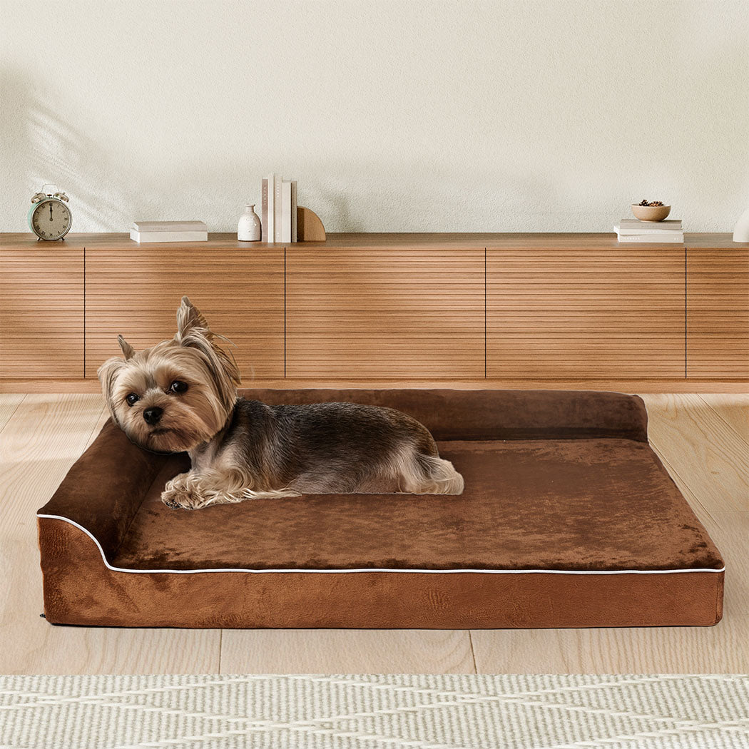 Pawz Orthopedic Dog Bed M Coffee-1975420325692837894