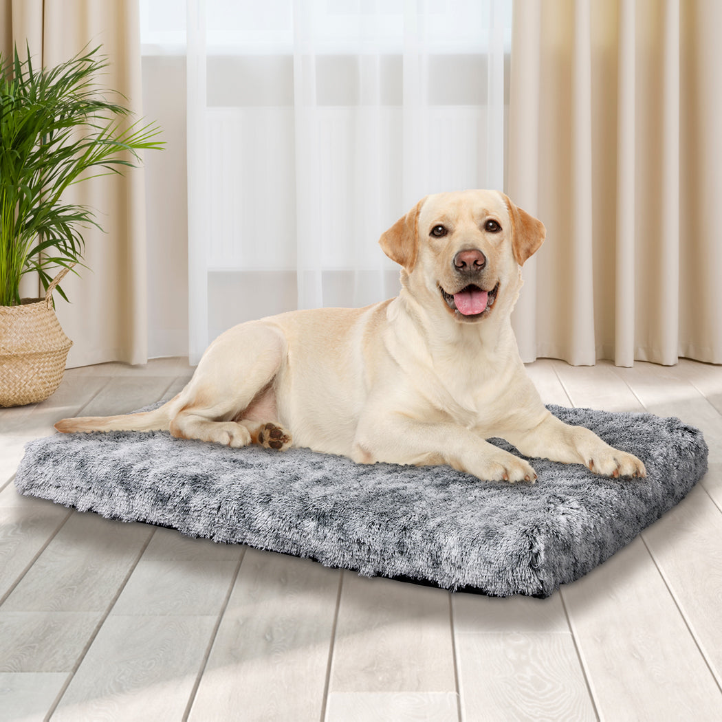 PaWz Dog Mat Pet Calming Bed Memory L Charcoal Large-1973193659117604870