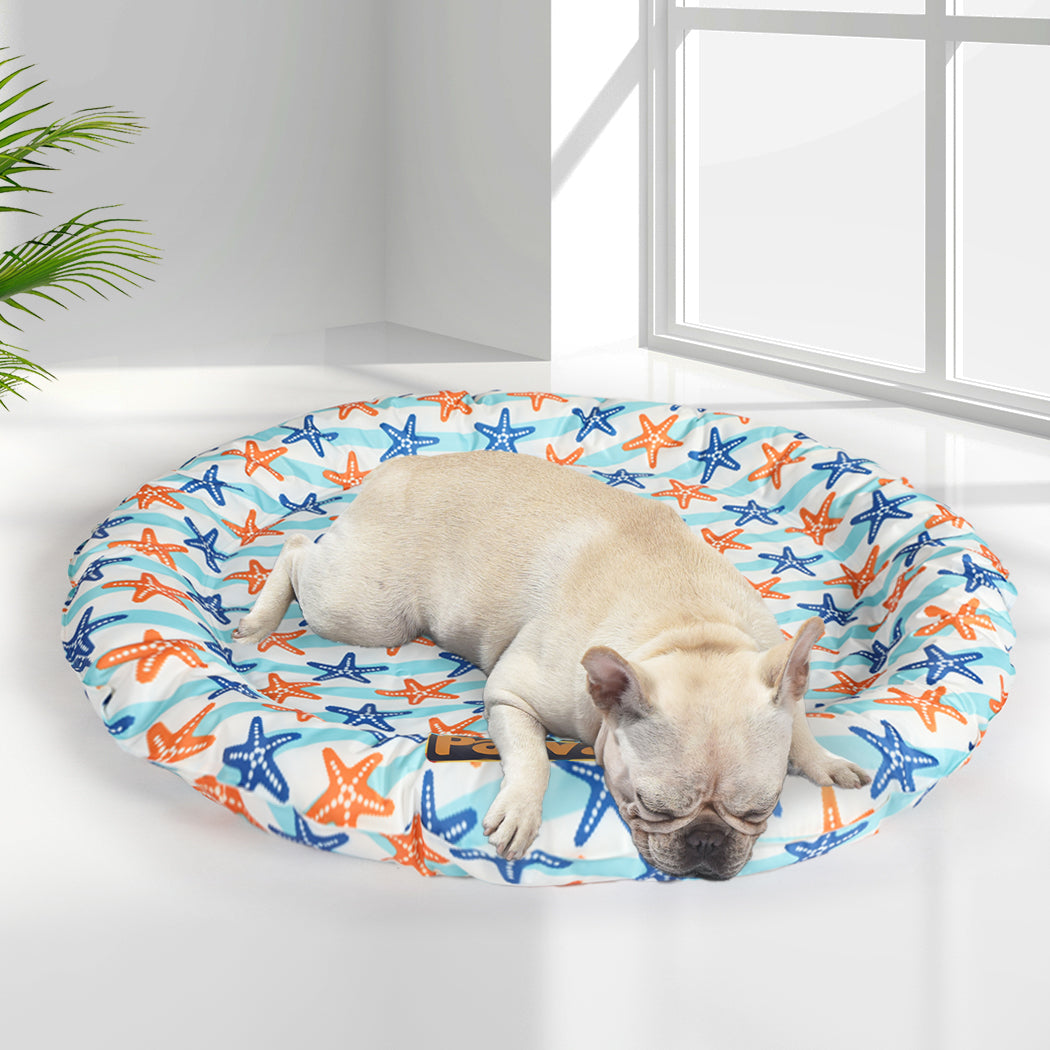 PaWz Pet Cool Gel Mat Cat Bed Dog Bolster L Large-1973193648665399297