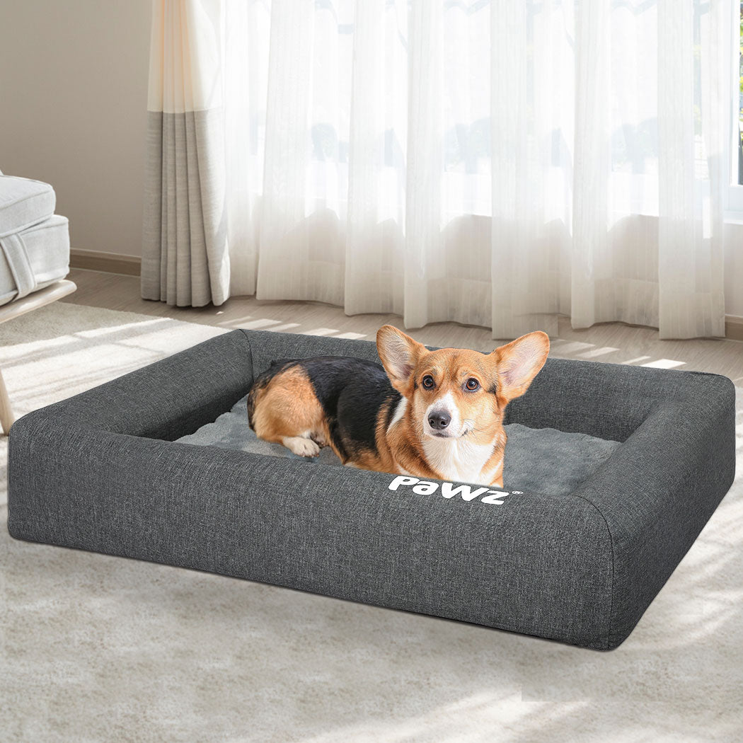 PaWz Memory Foam Pet Bed Calming Dog M Medium-1973193677442519046