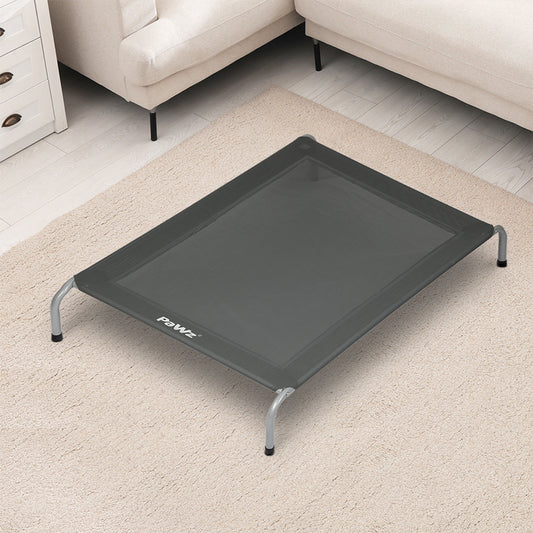 PaWz Elevated Trampoline Pet Bed Dog M Black Medium-1973193688985243654
