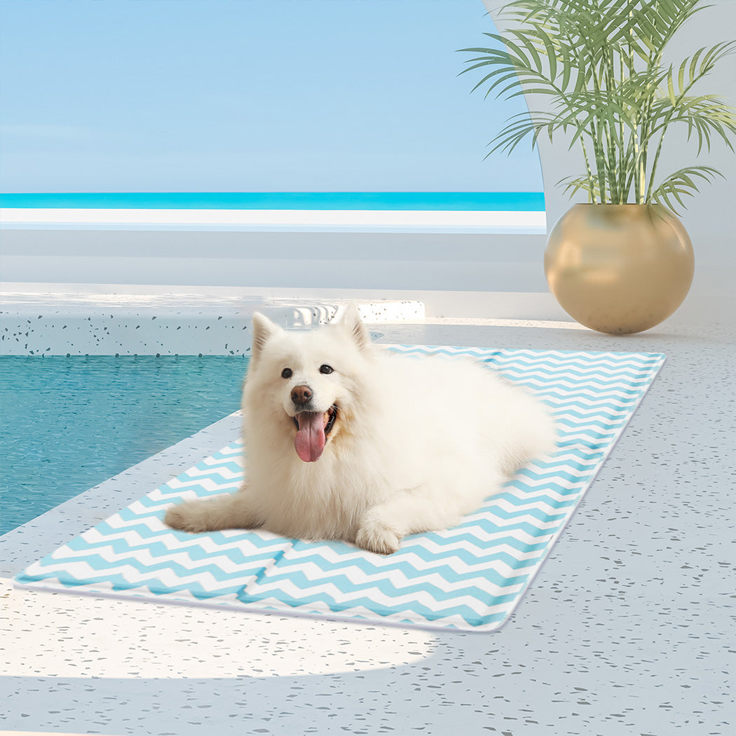 Pawz Pet Cooling Mat XL Blue-1973193492314329094