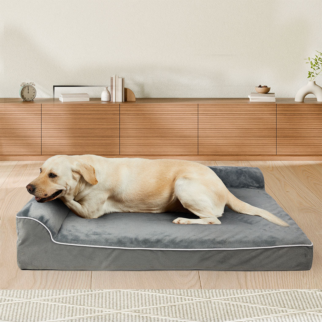 Pawz Orthopedic Dog Bed XL Grey-1975420326623973382