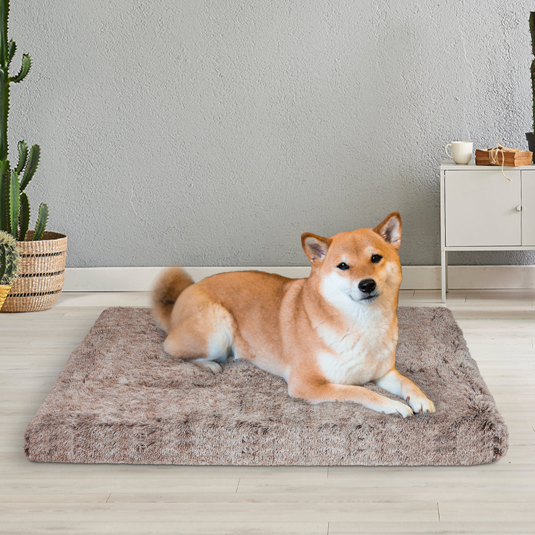 PaWz Dog Mat Pet Calming Bed Memory M Coffee Medium-1973193659692224518