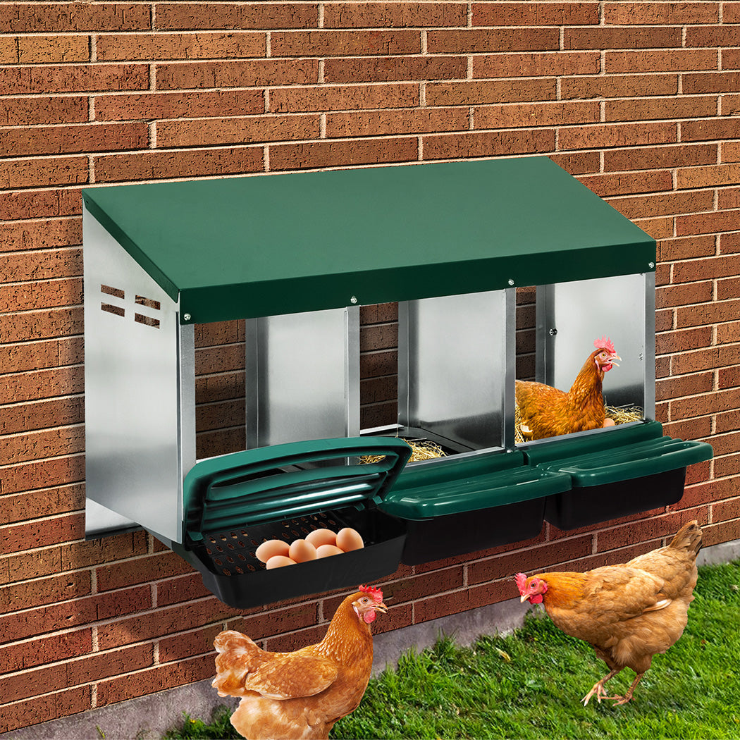 Pawz Chicken Hen Coop Hutch-1973193507808088070