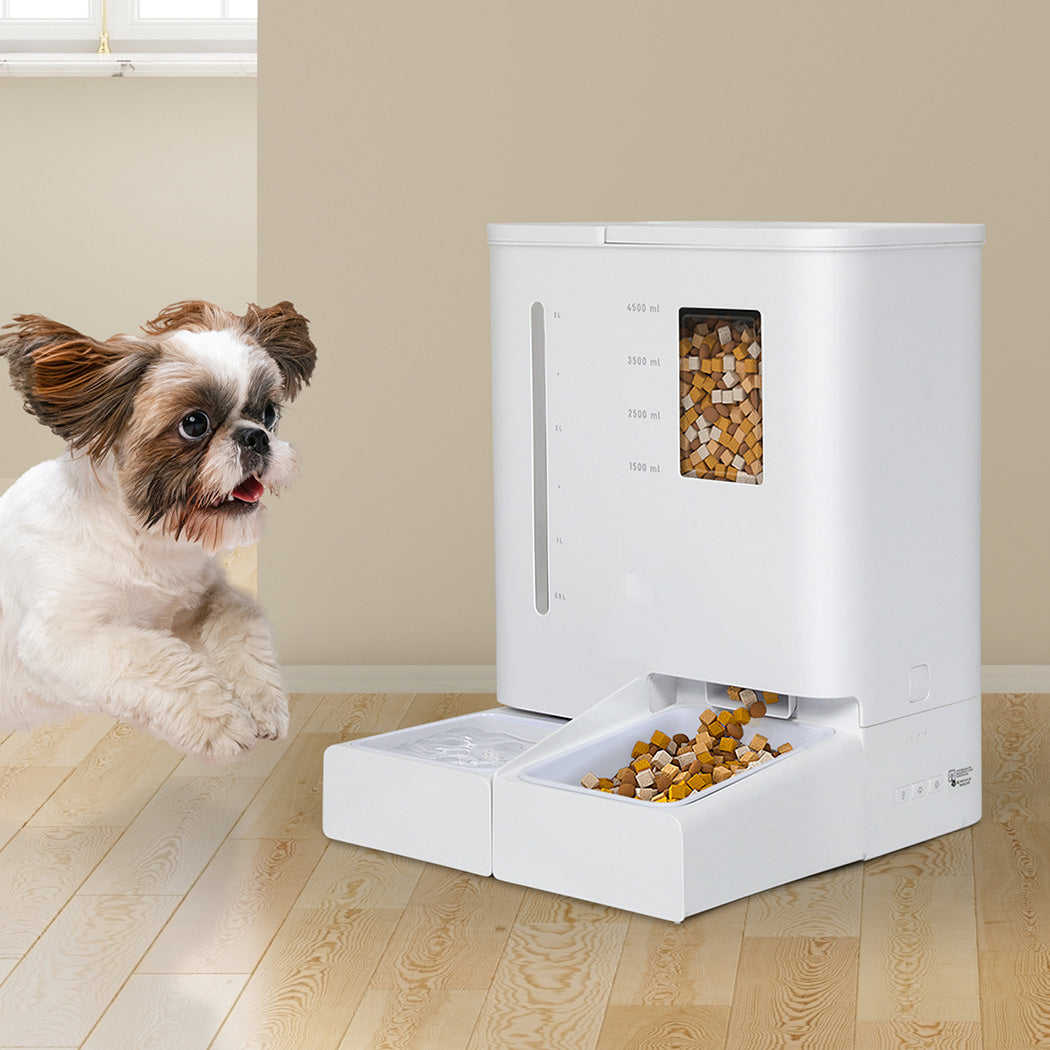 Pawz 2-in-1 Automatic Pet Cat Dog Feeder Water Set-1975420344185524230