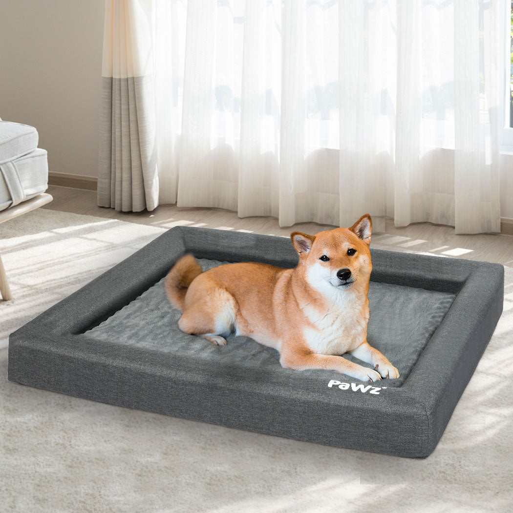 PaWz Memory Foam Pet Bed Calming Dog L Large-1973193677257969670