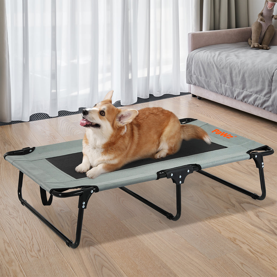Pawz Pet Elevated Bed Dog Raised Trampoline Foldable Large M Size-1975420346156847110