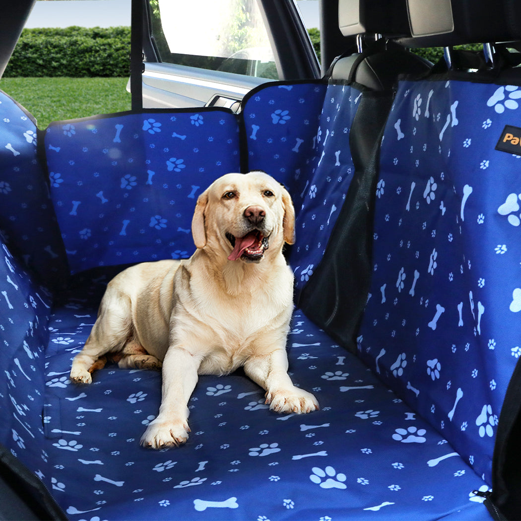 PaWz Pet Back Car Seat Cover Hammock Blue-1973193650611556358