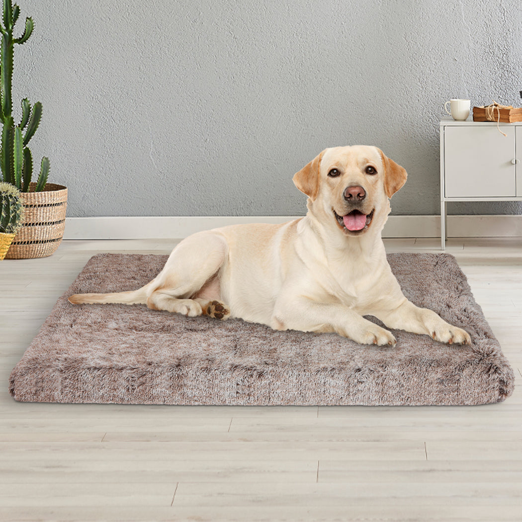 PaWz Dog Mat Pet Calming Bed Memory L Coffee Large-1973193658912083974