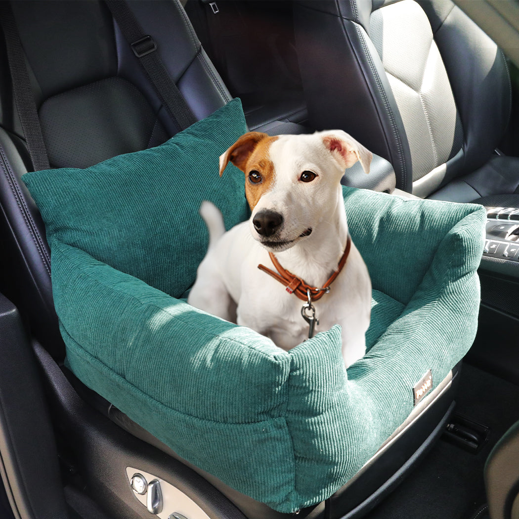 PaWz Pet Car Booster Seat Dog Protector M Green Medium-1973193673650868231