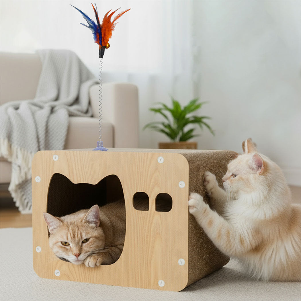 Pawz Cat Scratcher Board Scratching Cardboard-1996005540895002630