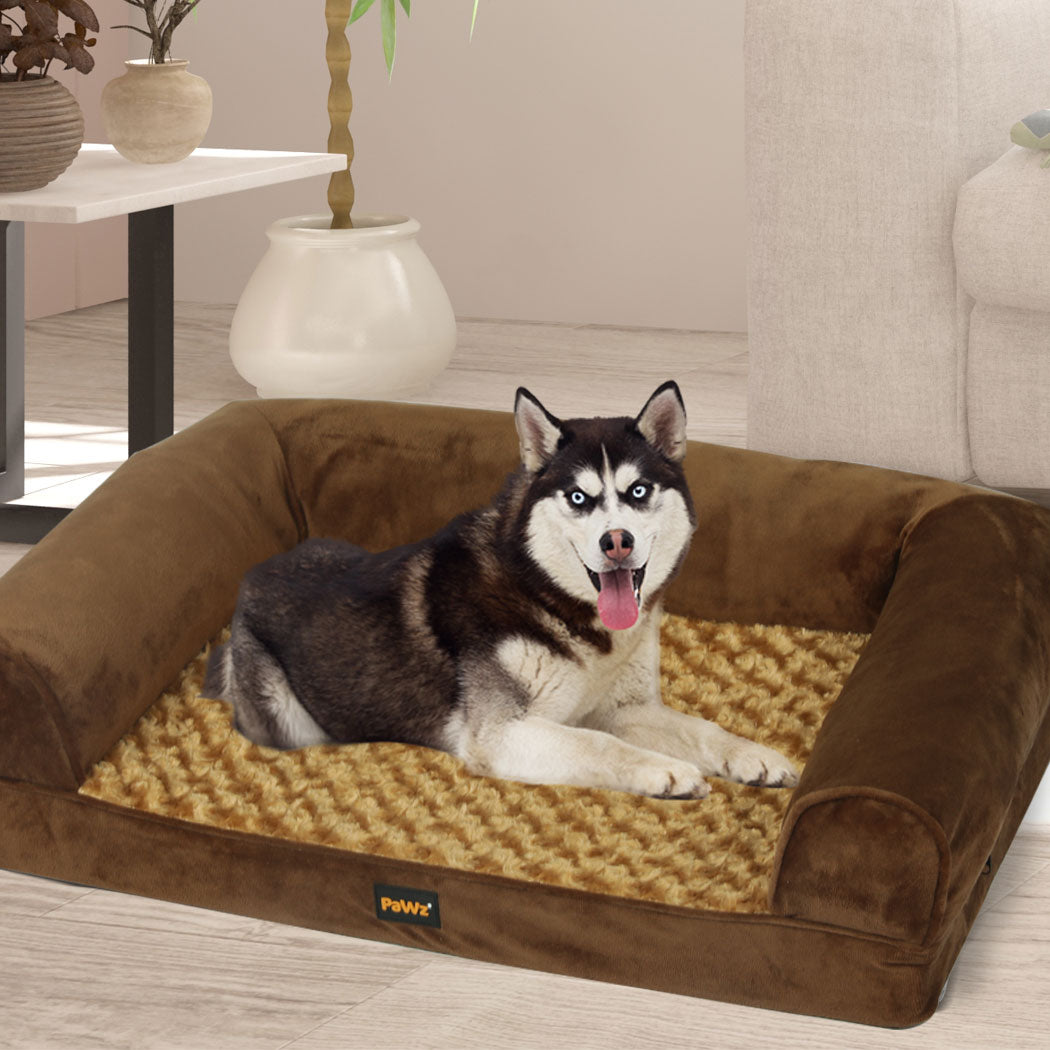 PaWz Pet Bed Sofa Dog Bedding Soft Warm L-1973193489378316295