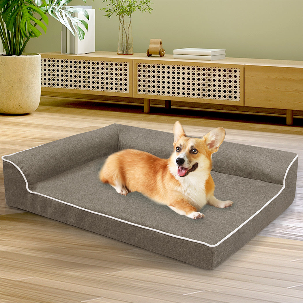 Pawz Orthopedic Dog Bed L Coffee-1975420324510044167