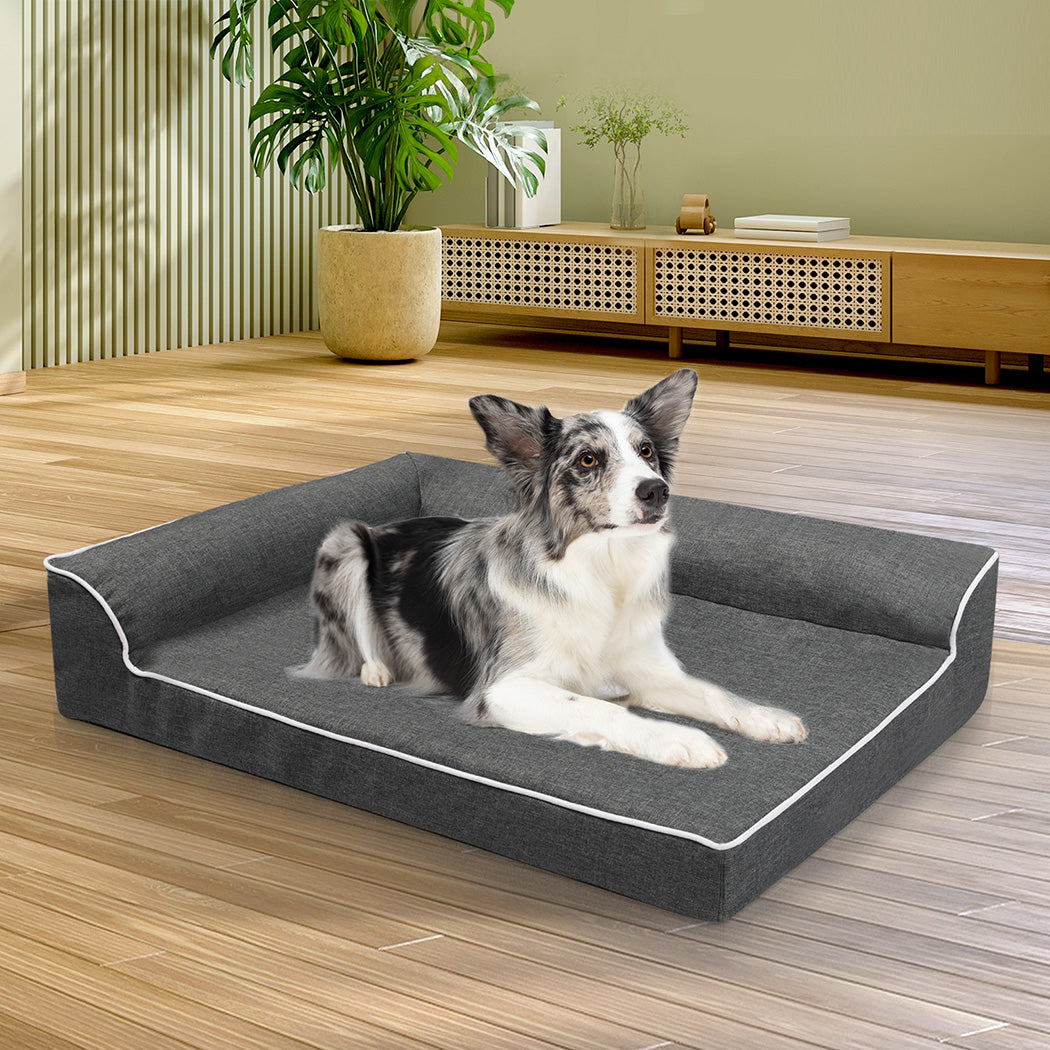 Pawz Orthopedic Dog Bed XL Grey-1973193488224882695