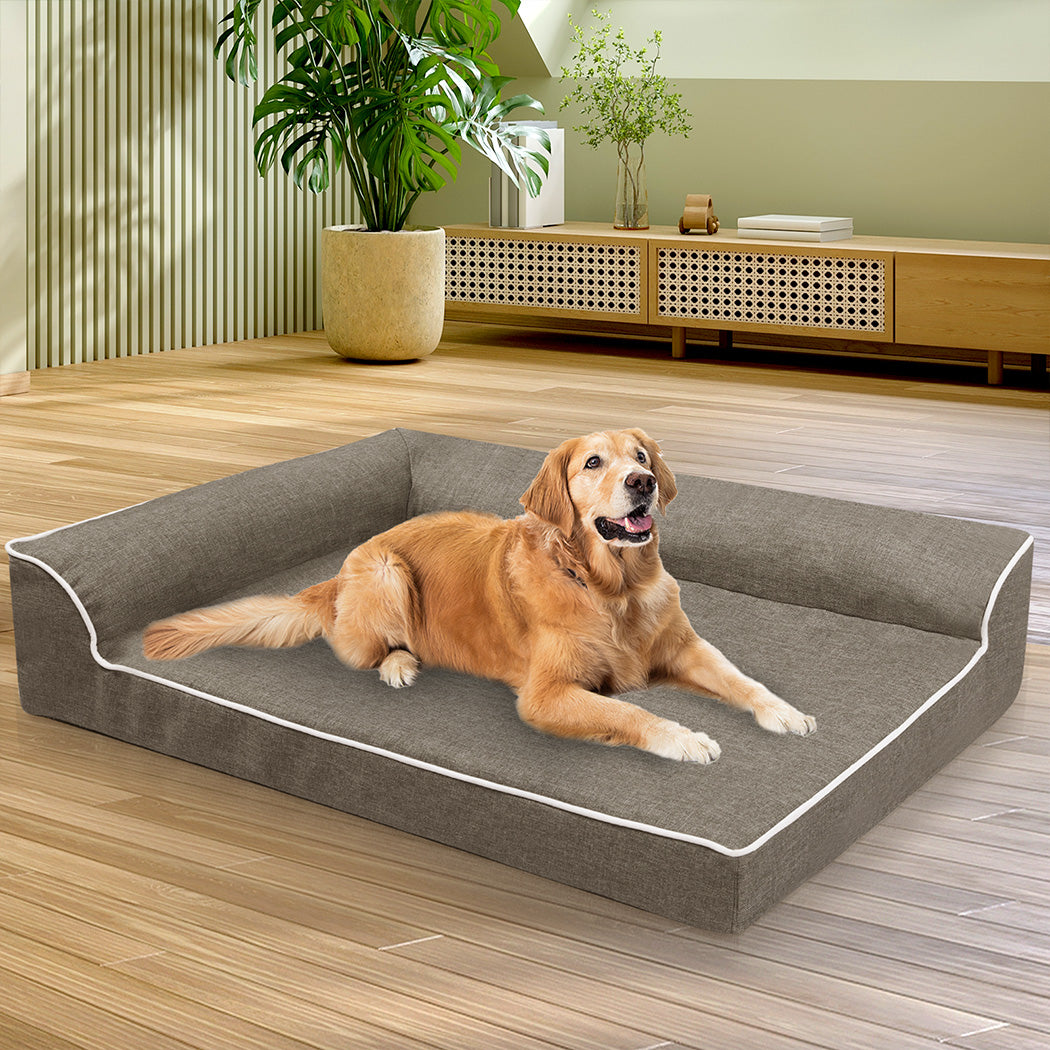 Pawz Orthopedic Dog Bed XXL Coffee-1973193488606564359