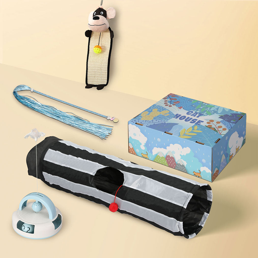 PaWz Interactive Pet Toy Set Cat Tunnel-1973194202980421638