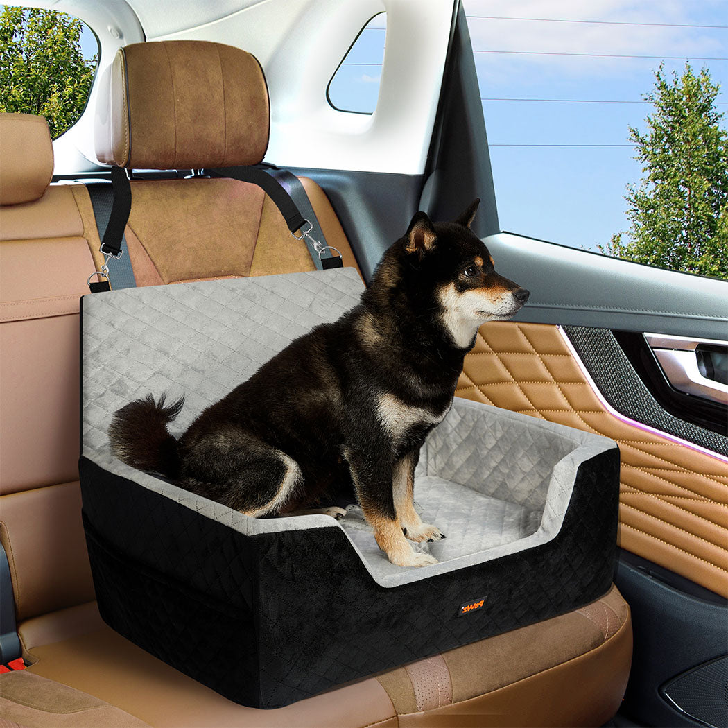Pawz Dog Car Booster Seat Belt Pet Safe Protector Travel Bed-1973193524262342663