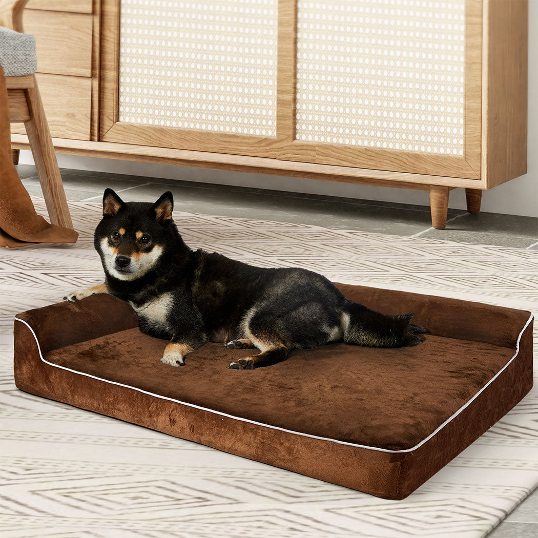 Pawz Orthopedic Dog Bed L Coffee-1975420324732342279