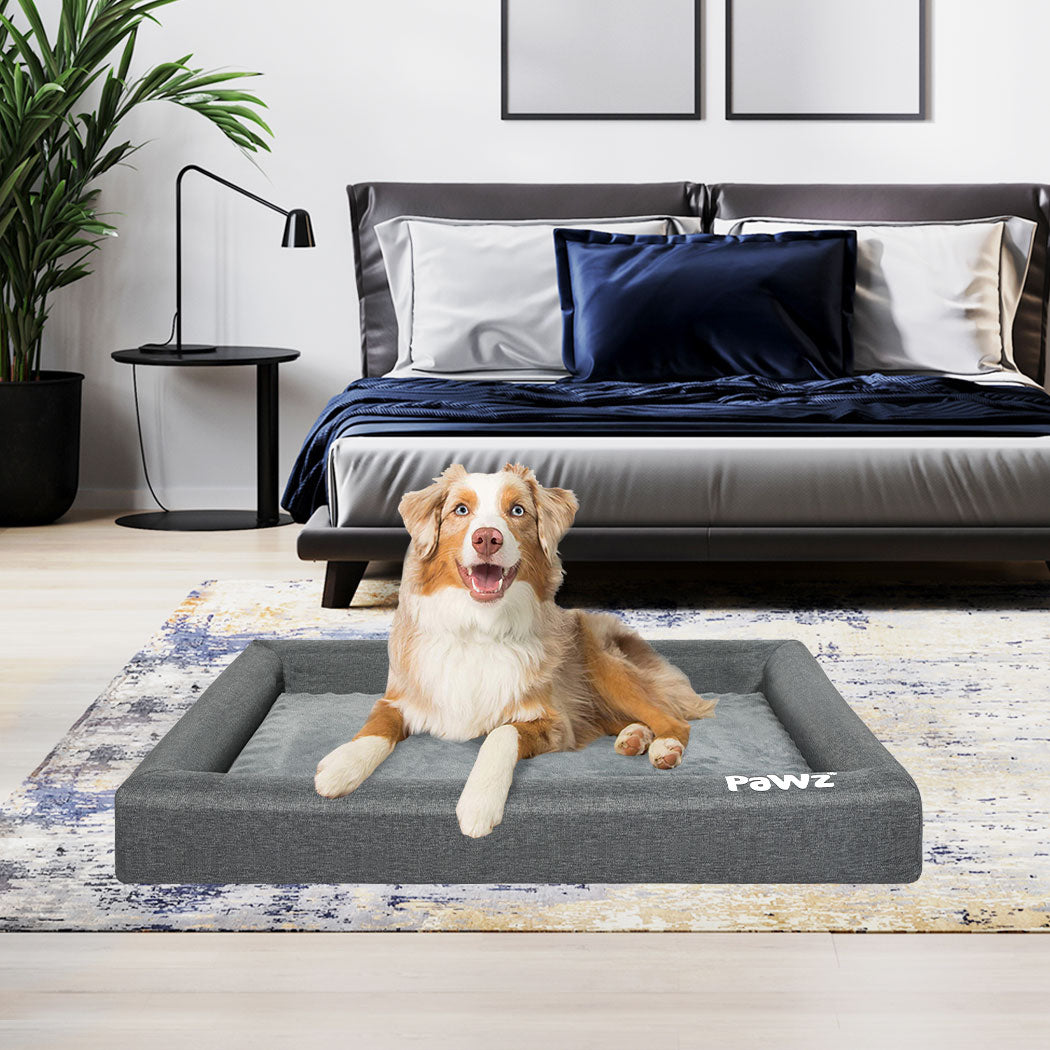 PaWz Memory Foam Pet Bed Calming Dog L Large-1973193677257969671