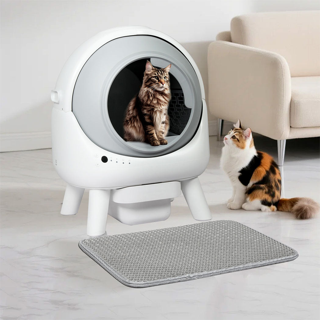 Pawz Cat Litter Mat Large Litter Box Pet Trapping Sifting Mats Waterproof Tray-1973193605208215559