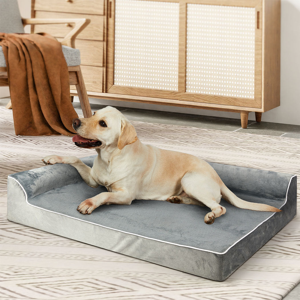 Pawz Orthopedic Dog Bed XL Grey-1975420326623973383