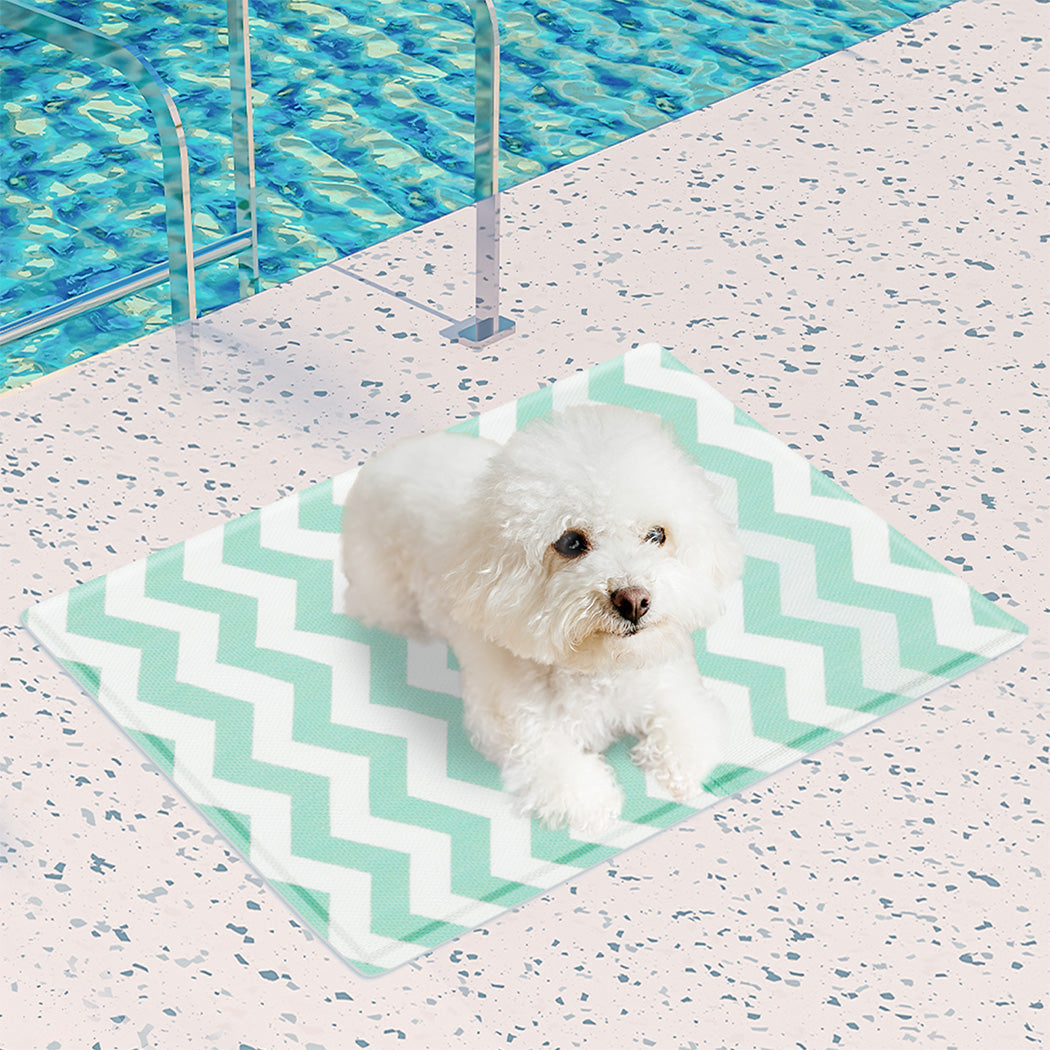Pawz Pet Cooling Mat S Green-1973193491932647431