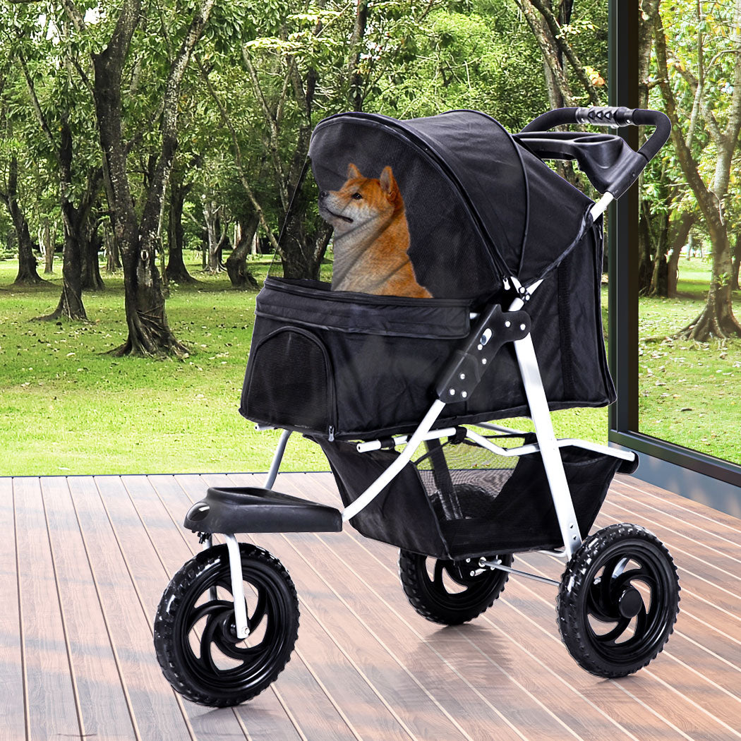 PaWz Pet Stroller Pram Dog Carrier Trailer-1973193719553331207