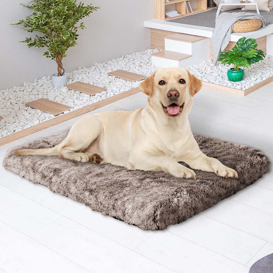 PaWz Dog Mat Pet Calming Bed Memory L Coffee Large-1973193658912083975