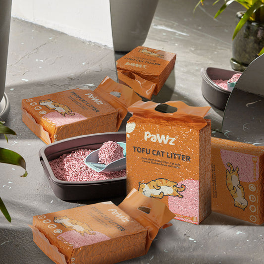 PaWz 2.5kg Tofu Cat Litter Clumping Watermelon x1-1973193454498484230