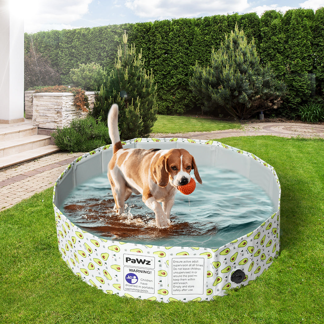 PaWz 100cm Portable Pet Swimming Pool L Large-1973193671729876999