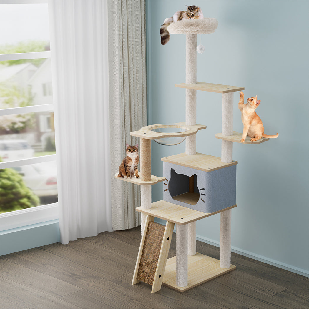 Pawz Cat Tree Tower Large Scratcher Condo House 160cm-1996005457323495431