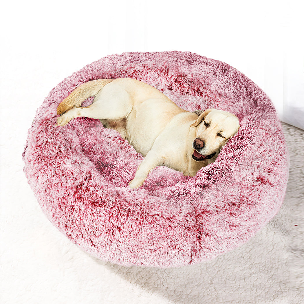 PaWz Pet Bed Memory Foam Dog Donut Pink Large-1973193686930034695