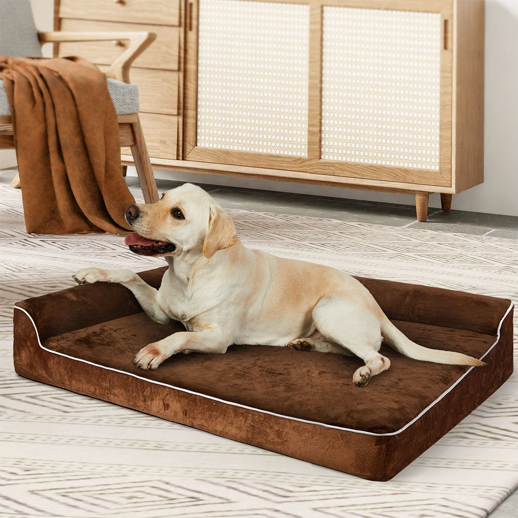 Pawz Orthopedic Dog Bed XL Coffee-1975420326355537927