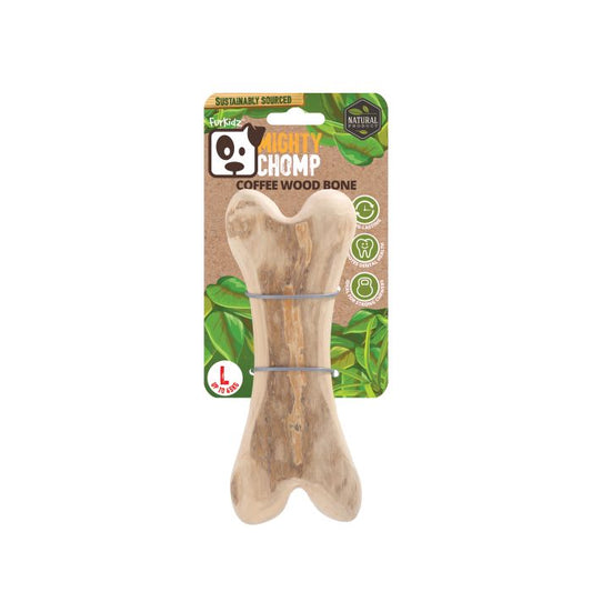 Mighty Chomp Coffee Wood Bone (L) 20 x 7.5cm