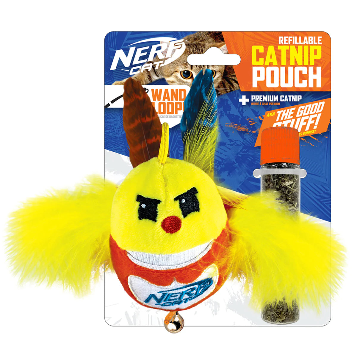 Nerf Cat Plush Bird w/ Catnip