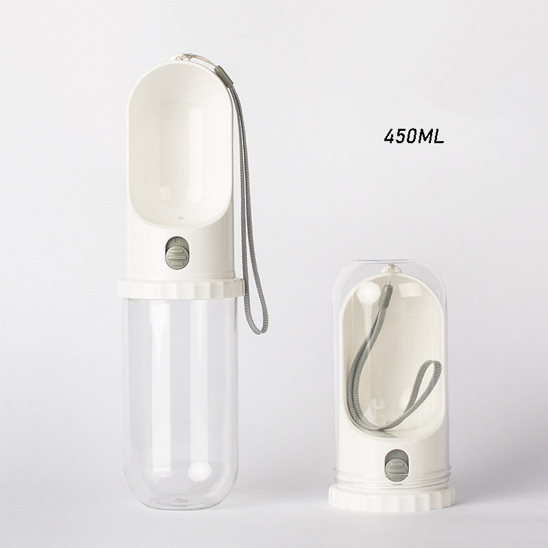 Pet Water Bottle - White 450 ml-1962324916581830656