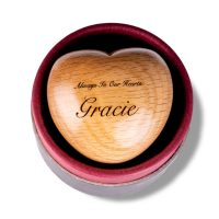 Tribute Oak Heart Keepsake