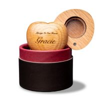 Tribute Oak Heart Keepsake