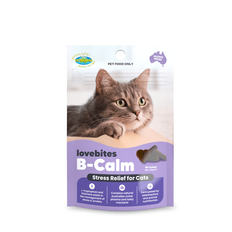 Vetafarm LoveBites Cat B-Calm Chews 60's