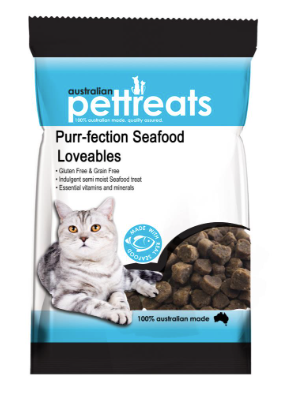 APT Purr-fection Seafood Loveables Cat Treats 80g