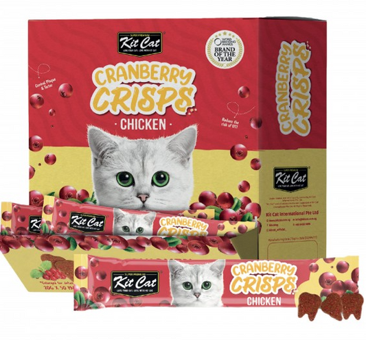 Kit Cat Cranberry Crips Chicken Flavour Cat Treat 20g