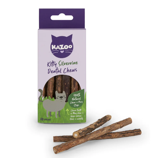 Kazoo Kitty Silervine Dental Chews 10 Pack