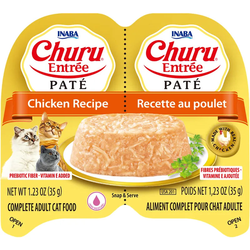 Inaba Cat Churu Entree Pate Chicken 35g Twin Pack