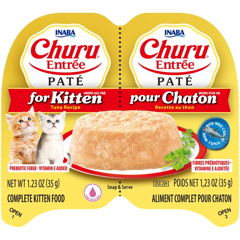 Inaba Kitten Churu Entree Pate Tuna 35g Twin