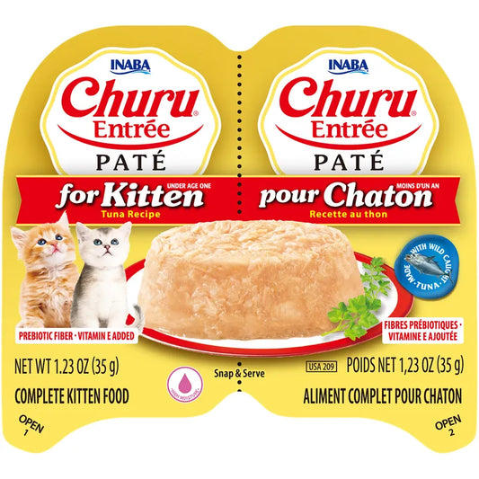 Inaba Kitten Churu Entree Pate Tuna 35g Twin